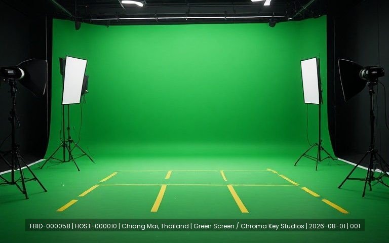 FBID-000058 · Chiang Mai, Thailand · Green Screen / Chroma Key Studios
