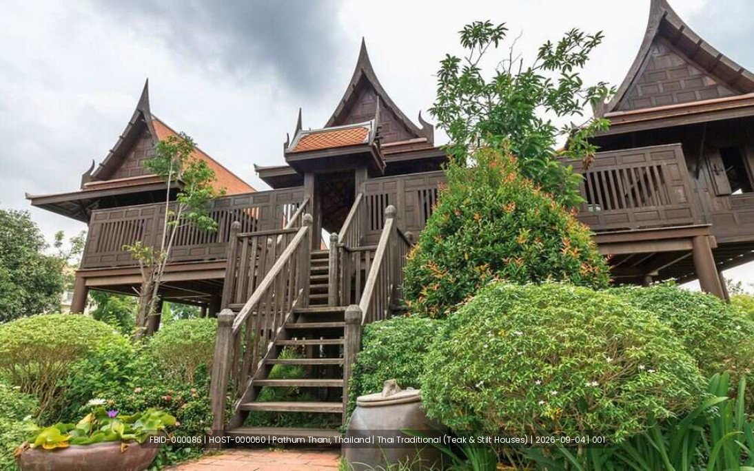 FBID-000086 · Pathum Thani, Thailand · Thai Traditional (Teak & Stilt Houses)